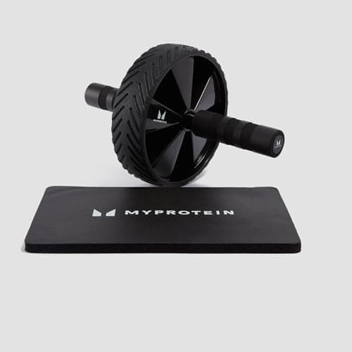 Myprotein Ab Roller & Mat Set – Dual-Wheel Ab Exercise Equipment for Core & Abs Workout – Abdominal Fitness Roller with Knee Mat for Home Gym Training — view 2