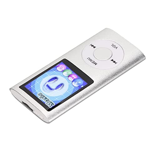 Kelawoly MP3 Player 1.8in Color Display, 64GB Expansion (Silver) — view 4