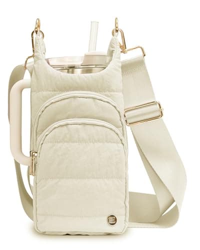 Water Bottle Holder with Strap 30/32 oz, Crossbody Water Bottle Carrier Bag