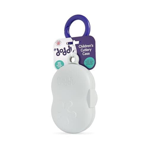 doddl Toddler Cutlery Travel Case for 2-Piece & 3 Piece Toddler Cutlery Cool Grey (Case Only)