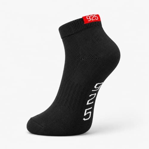 925Socks Silver-Ion Performance Ankle Socks | Lightweight Low Cut Running & Gym Socks | Unisex | Sizes 3-7 & 8-11 (UK, Numeric, 3, 7, Regular, Regular, Assorted (3 Pairs)) — view 5