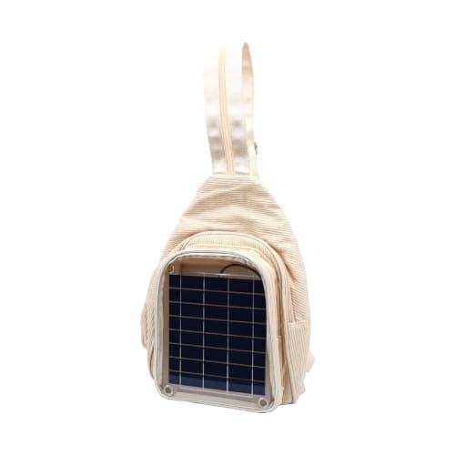 Hamwesh 20W Solar Panel Backpack, Foldable Monocrystalline Hiking Daypack — view 3