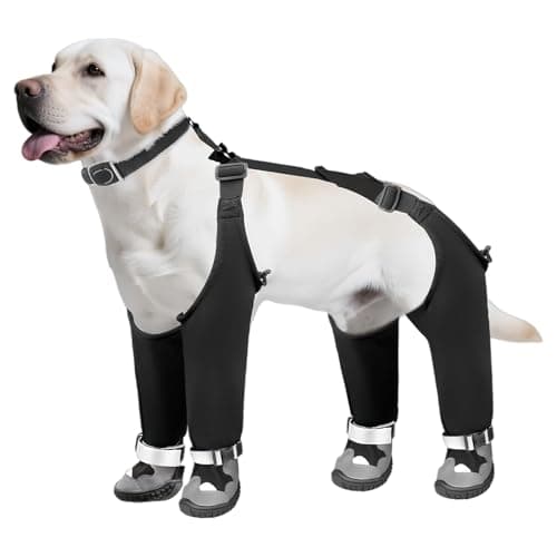 Pet Ski Trousers - Thermal Animal Leggings, Non Slip Frost Guards, 9.84 x 11.81 x 2.36IN Breathable Arctic Mobility Suit | Defensive blizard Expedition Outfit, Hunting Camping Travel