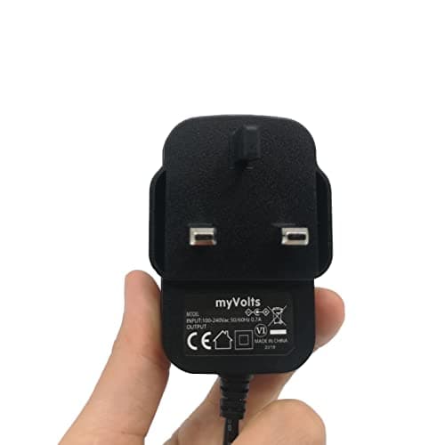 myVolts 12V power supply adaptor compatible with Equilibrium Therapy Pad (Black or Navy) Massage Pad - UK plug — view 6