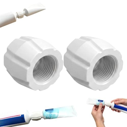 Toothpaste Refill Adapter, 2X Portable Toothpaste Tube Dispenser for Travel