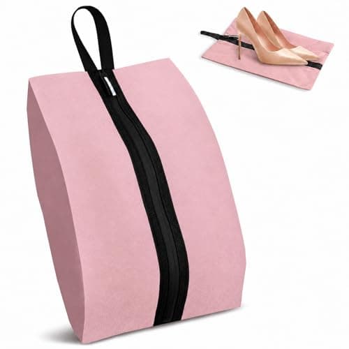 Waterproof Oxford Fabric Shoe Bag with Carry Handle for Travel Storage - Multifunctional Shoe Organiser Pouch Fits Mens and Womens Up to Size 12, Dustproof for Gym, Home Use, and Suitcases