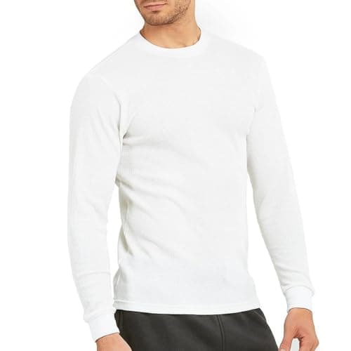 iTRONiK Pack of 4 Long Sleeve Men Thermal Shirt Underwear Top Warm Winter Brushed Inside Base Layer Vest (Multi, M) — view 4