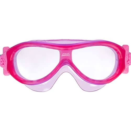 Zoggs Kids' Phantom Mask with UV Protection And Anti-fog Swimming Goggles, Pink/Purple/Aqua, 0-6 Years — view 2