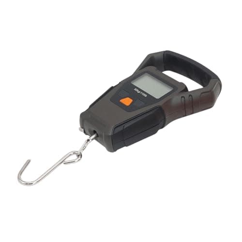110lb / 50kg Hanging Scale Digital Luggage Scale for Travel, Brown