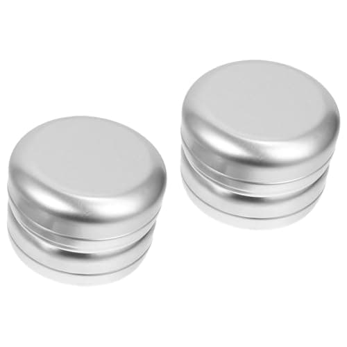 NIYANGLE 4pcs Aluminum Soap Boxes 100ml Small Multipurpose Storage Containers with Lid, Convenient Earphone Cases and Makeup Organizers for Travel and Home Use