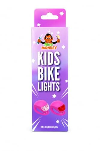 Tru Tension - Bike Light - Front & Rear Easy Fit LED Light - Pink