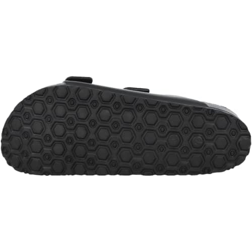 Yinka Shoes Mens Double Buckle EVA Sandals Black UK 10 — view 5