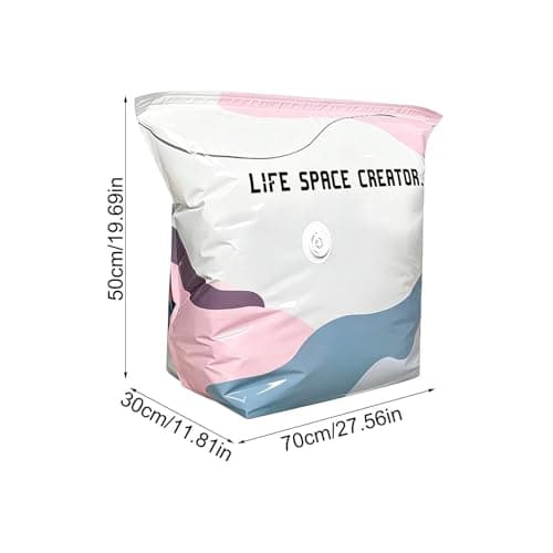2 Pcs No Pump 3d Vacuum Storage Life Space Creator- 2026 New Cube Compression Space Saver Bags,Comforters – Reusable Heavy-Duty Storage Organizer — view 6