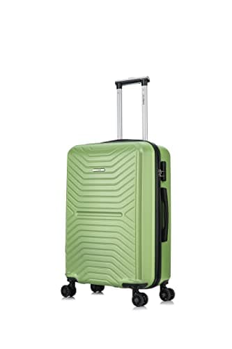 55x35x20 Cabin Suitcase Carry on Suitcase Hard Shell Hand Luggage Cabin Bag Case Approved For Ryanair EasyJet 2 Small Fits 8kg 10kg 35 Litre Capacity + 3 Digit Lock + Telescopic Handle Cabin Luggage