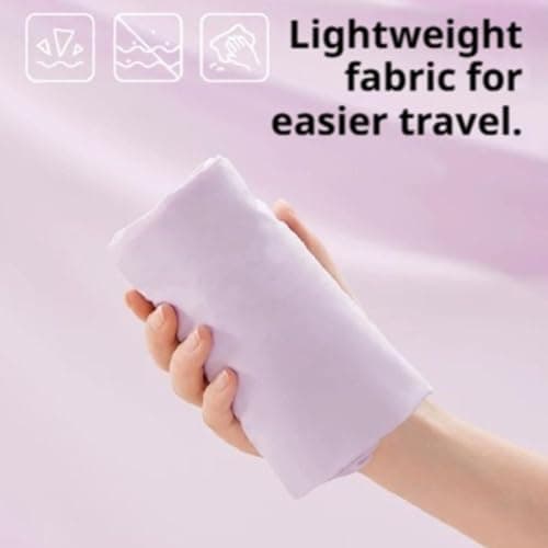 5-in-1 Compression Packing Cube – Hanging Luggage Organizer with 4 Compartments for Clothes & Underwear, Machine Washable Travel Suitcase Accessories,Space-Saving Travel Essentials,17.7x12.6”(Purple) — view 6