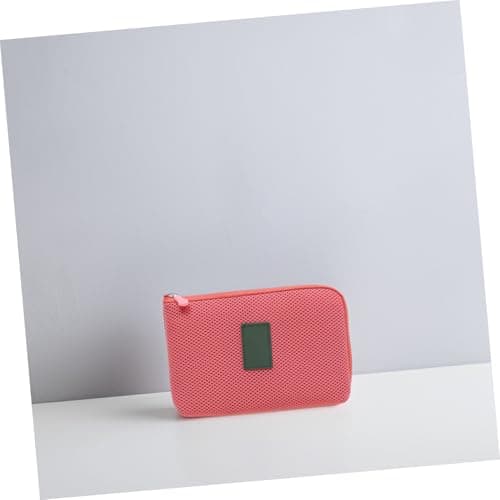 SAFIGLE Shockproof Digital Storage Pouch Small Polyester Red for Earphones — view 5