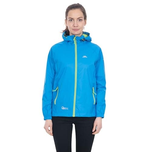 Trespass Adults Waterproof Jacket Packaway Lightweight Raincoat Qikpac — view 2