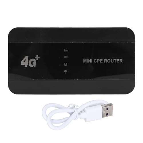 Walfront Portable WiFi Router 4G Mobile Hotspot, Plastic Travel Router with — view 6