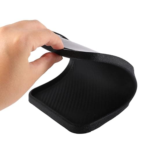HOMOCONO Car Dashboard Mat Car Dashboard Storage Foldable Silicone Anti-slip 4pcs Non Slip Dash Pad Tray Multifunctional for Small Items and Devices for City Driving and Long Road Trips — view 4