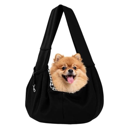 Puppy Sling Carrier for Small Dogs up to 7.5kg for Walking/Travel/Shopping