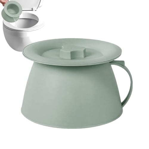 Chamber Pot - 310g 1.5L Portable Urinary Potty | Bedside Urinal, with Lid & Handle for Camping, Chamber Bucket for Husband Daughter Youth Son Women Boys Girls Wife Friends — view 6