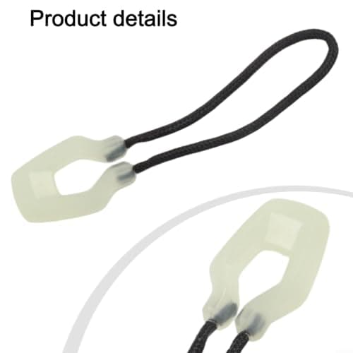 Luminous Zipper Pulls Replacement Cord, 20 Pack Glow in Dark Zipper — view 6
