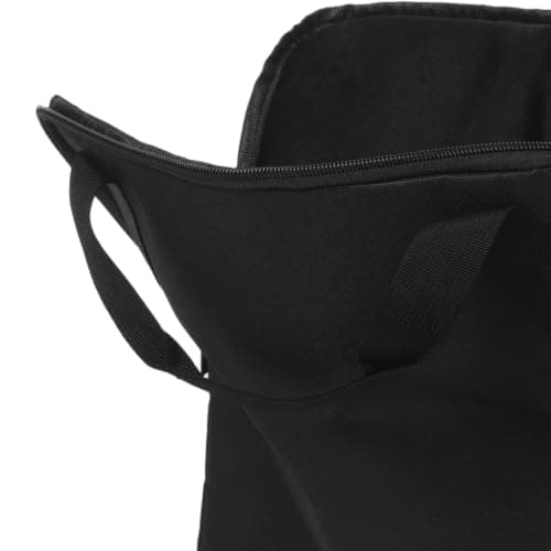 HOOTNEE Electronic Scale Pouch Digital Weight Scale Pouch Black with Handle Zipper Closure Reinforced Stitching Mesh Pouch Foldable Travel Fitness Scale Container for Dorm Moves — view 3