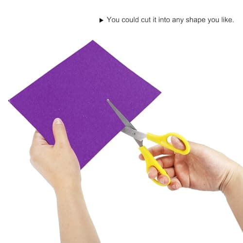 sourcing map Self-Adhesive Velvet Patches Repair Patches Purple for Clothing Repair Crafts Repair Kit Backpack Shoes Decoration Pack of 4 — view 5