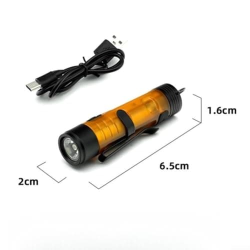 LUCKCDUO LED Camping Light, 10W 200mAh Rechargeable Magnetic Clip-On Light with Multiple Modes, Portable Hat Clip Light for Outdoor, Travel, and Use(Dark Purple) — view 6