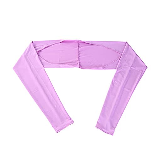 TOYANDONA Purple UV Protection Compression Arm Sleeves Polyester Spandex