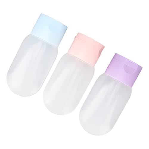 Soft Travel Bottles Squeezable Portable Refillable Toiletry Containers for Travel Fitness PE 3pcs