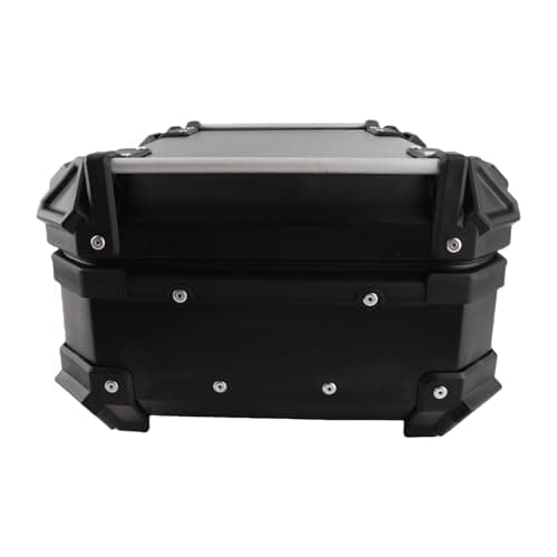 Brrnoo Motorcycle Tail Bag, Motorcycle Luggage Box with Removable Base and Liner Tail Box Top Case 28L Large Capacity Shockproof Replacement (Black) — view 3