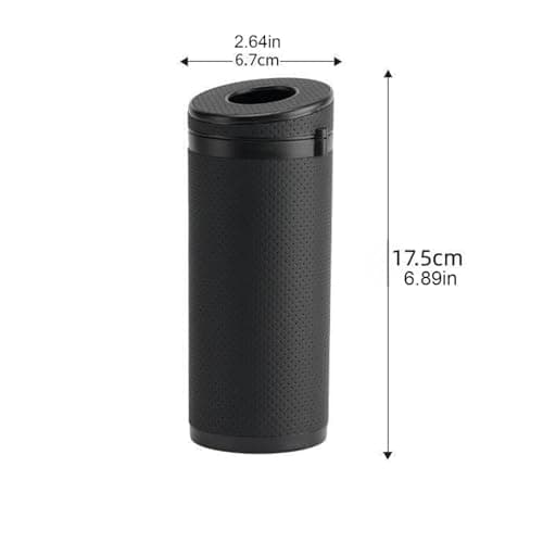 Car Tissues Tube Safety Hammer Design, Faux Leather, Wear-Resistant — view 4