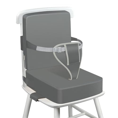 Wooshwa Kids Booster Seat for Dining Chair, Backrest, 10cm PU Waterproof