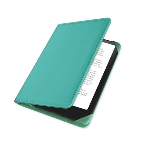 HoYiXi Universal Case for 6 inch Kindle eReader Compatible with Paperwhite(2025/2018)/PocketBook and Tolino/Kobo Clara HD,6" eReader Protective Case Cover Elastic rope,Green — view 2