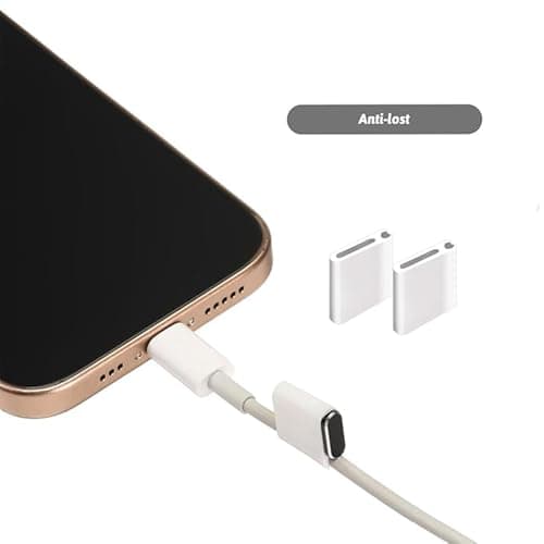 USB C Dust Cap - 2 Pack Waterproof with Cleaning Brush Dust Cover for Mobile Phone Tablet Outdoor Home Work Pool Travel Gym Office — view 6