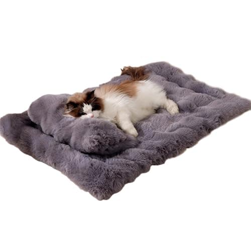 All Season Extra Thick Dog Bed Mat Soft Plush Cushion Non-Slip Indoor Outdoor Use Cozy Indoor Dog Bed