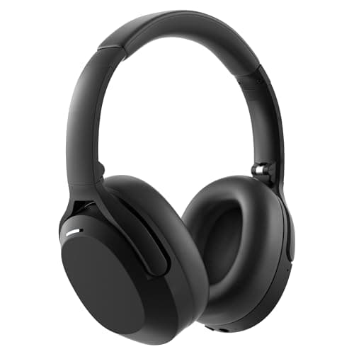 Rebocico Active Noise Cancelling Headphones Wireless Bluetooth Over Ear