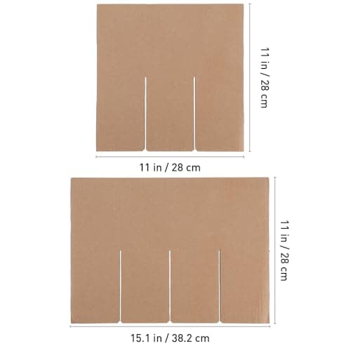 WHAMVOX 5pcs Moving Boxes for Glasses with Paper Cardboard Cell Dividers, Individual Compartments, Reusable Packing Box Inserts for Transporting Fragile Items and Shipping — view 2
