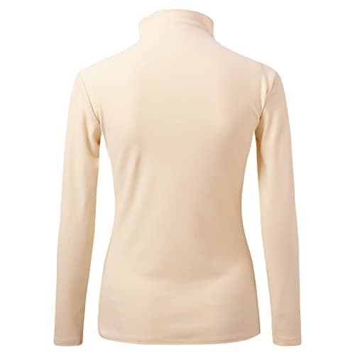 Thermal Underwear Women's Long Sleeve Shirt Women's Tight Top with Zip Long Sleeve Breathable V-Neck Sports Shirt T-Shirt Thermal Underwear Women's Long Sleeve Shirt Women, B2-a, XXL — view 5