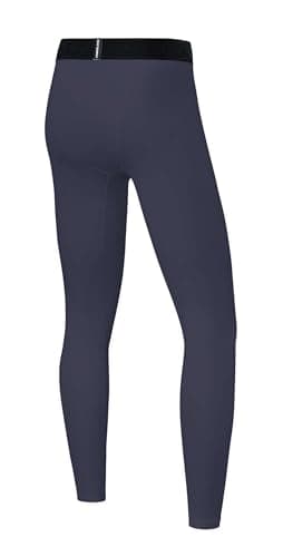 PowerLayer Men's Running Workout Thermal Compression Base Layer Leggings Tights - Graphite, M — view 3