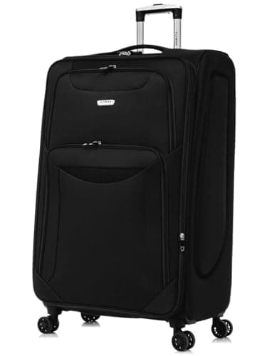 FLYMAX 29" Large Super Lightweight 4 Wheel Suitcase Luggage Expandable with Wheels