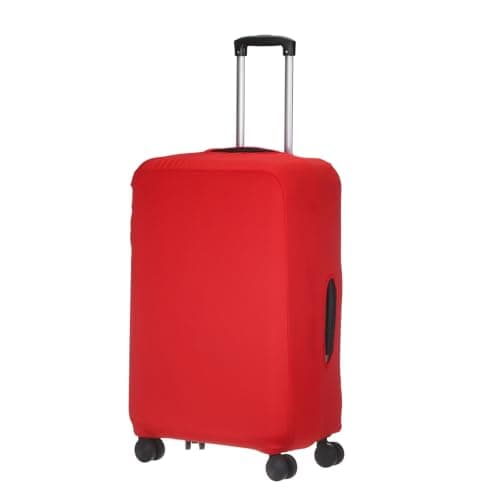 sourcing map Travel Luggage Cover, Washable Suitcase Covers for Luggage Anti-scratch Suitcase Protector Elastic Baggage Protective, Fits 22-25 Inch Suit Case, Red