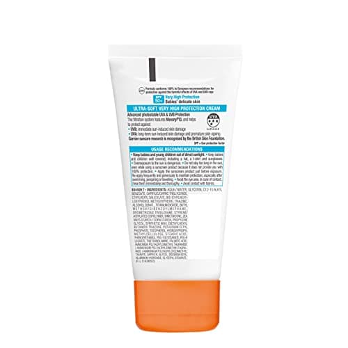 Garnier Ambre Solaire Baby in the Shade Ultra-Soft Sun Cream SPF50 50ml, Travel friendly (Pack of 2) — view 2