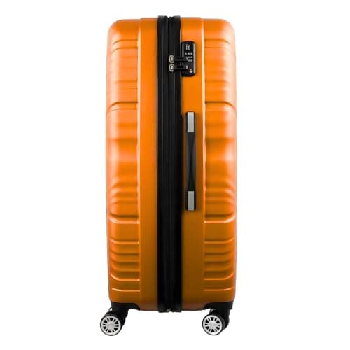 Set of 3 Pcs Luggage Hard Shell Suitcase, Orange — view 6