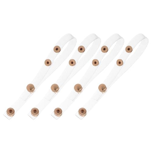 IMUSINICE Elastic Shoe Strap Extenders for Women’s Sandals and Sneakers with Snap Button, 2 Pairs Transparent Heel Bands Suitable for Seniors and Travel