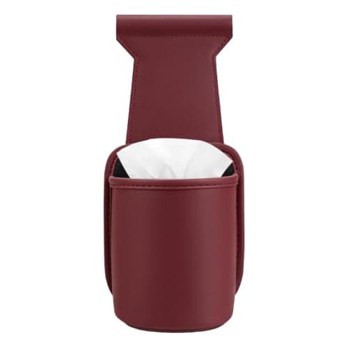 Car Door Cup Holder - PU Leather Organizer | 25x11x10cm Size, Lossless Car — view 6