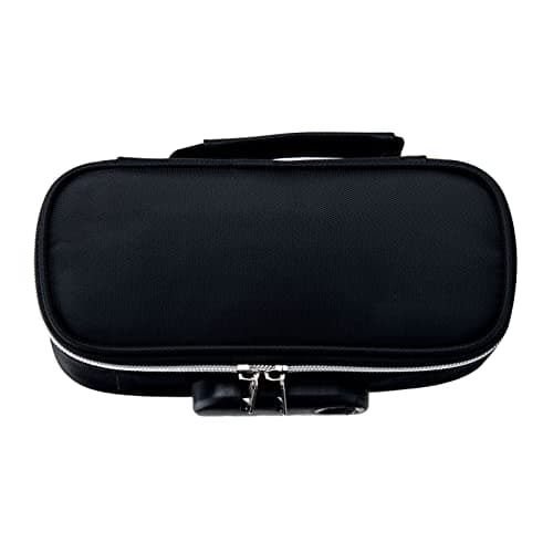 Tyenaza Large Capacity Pencil Case with Password Lock - 4-Layer Sorting, Wearable Combination Zipper Pen Bag for Students
