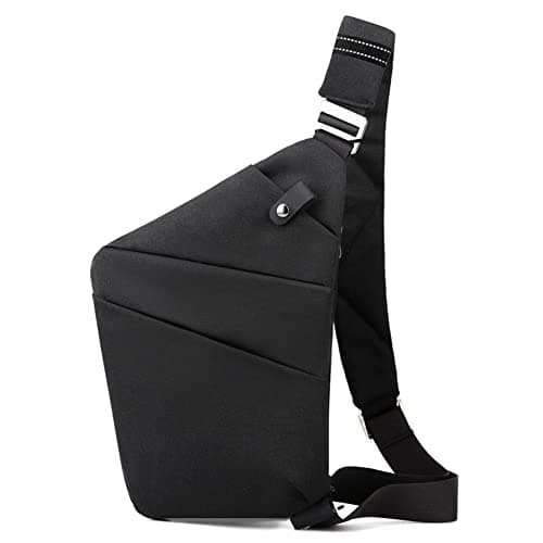 DKIIL NOIYB Sling Bag for Men Women Personal Flex Crossbody Purse Nylon Anti Theft Chest Bag with Multi Pockets for Travel Outdoor