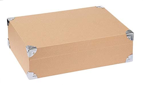Glorex 6 2027 245 Travel Suitcase Made from Sustainable FSC Certified Cardboard Approx. 35.5 x 25 x 10 cm Papier Mache for Sticking, Painting, Decopatch or Napkin Technique, Natural Brown — view 6
